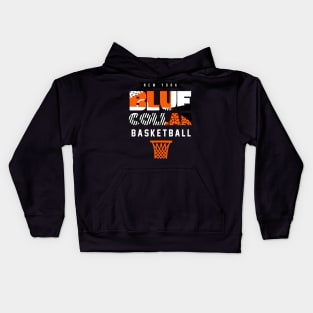 Blue Collar New York Basketball Kids Hoodie